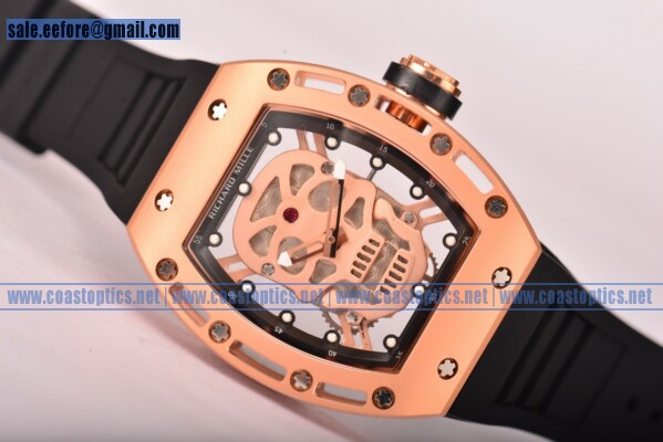 Richard Mille RM 52-01 Watch Rose Gold Replica - Click Image to Close